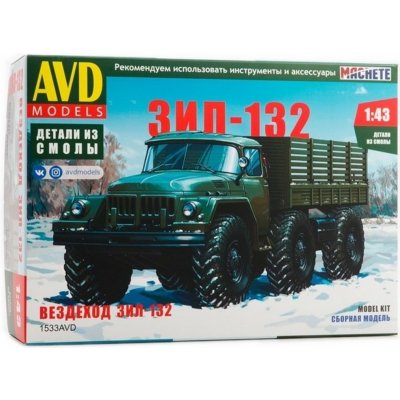 AVD Models ZIL-132 terénní nákladní vozidloModel Kit 1533,1:43 – Hledejceny.cz