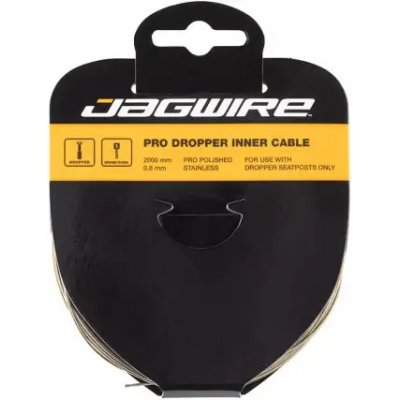 Jagwire Dropper Inner Cable Pro Polished Stainless lanko teleskopické sedlovky 0.8x2000 mm – Hledejceny.cz