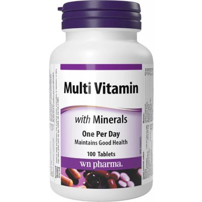 Webber Naturals MultiVitamin with Minerals 100 tablet – Hledejceny.cz