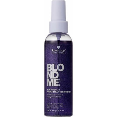 Schwarzkopf Professional Blondme Bond Repair Purple Spray Conditioner fialový kondicionér ve spreji 150 ml – Zboží Mobilmania