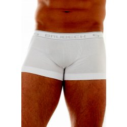 BRUBECK Pánské boxerky 10050A white bílá