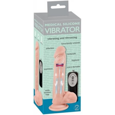 Silikonový vibrátor s ovladačem Medical Silicone – Zbozi.Blesk.cz