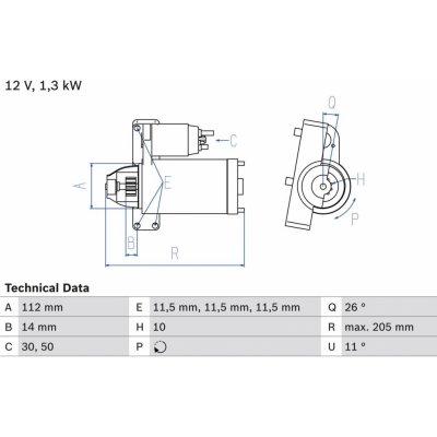 Startér BOSCH 0 986 023 480 – Zbozi.Blesk.cz