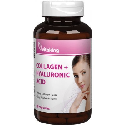 Vitaking Collagen + Hyaluronic Acid 60 kapslí – Hledejceny.cz