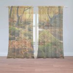 Záclony Most v lese: 2 ks - 150x250 cm - Sablio – Hledejceny.cz