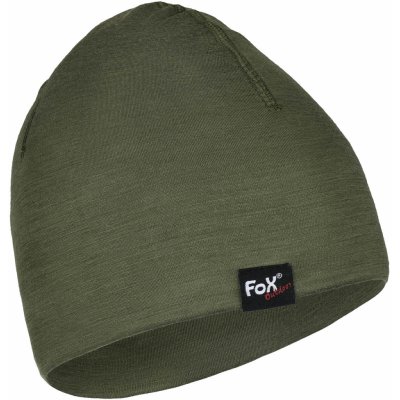 FOX Outdoor Čepice BEANIE MERINO LITE ZELENÁ – Hledejceny.cz