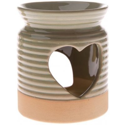 Devas Porcelánová aroma lampa se srdcem DON004 – Zboží Mobilmania
