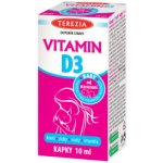 Terezia Vitamin D3 baby od narození 400 IU 10 ml – Zboží Dáma
