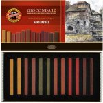 Koh-i-noor Gioconda Olejové křídy 8122 souprava 12 barev hnědé odstíny – Zboží Dáma