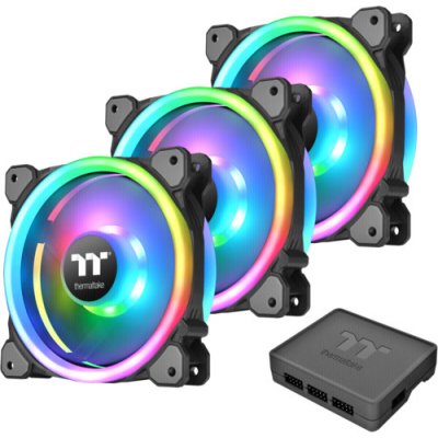 Thermaltake Riing Trio 12 RGB Radiator Fan TT Premium Edition (3-Fan Pack) CL-F072-PL12SW-A