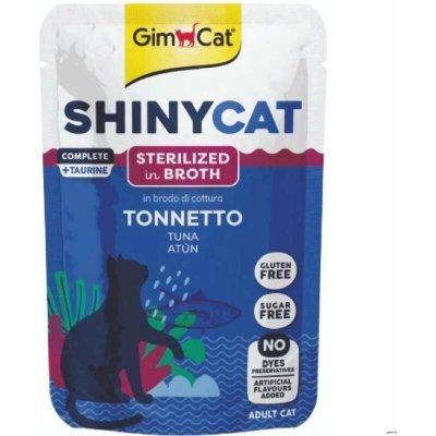 Gimcat ShinyCat Sterilised tuňák ve vývaru 70 g – Hledejceny.cz