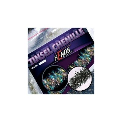 Hends HE TINSEL CHENILLE - STŘÍBRO-ČERNÁ – Hledejceny.cz