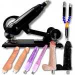Sex Machine s 6x Penis Dildo Anální Vibrátor Nastavitelný Úhel a Rychlost – Zboží Mobilmania