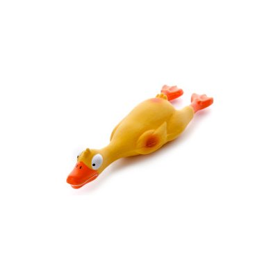 Latexová kachna, pískací pro psy, 23 cm, ideální pro aktivní hru – Zboží Mobilmania