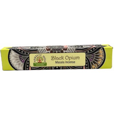 Namaste India Vonné tyčinky Black Opium 15 g – Hledejceny.cz
