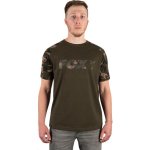 Fox Triko Camo Khaki Chest Print T-Shirt – Zboží Mobilmania