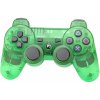 Gamepad PSko PS3 bezdrátový ovladač Průhledný Zelený E10007