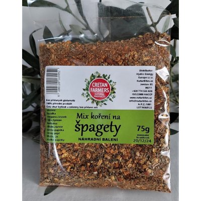 Cretan Farmers Mix koření na Špagety eko balení 75 g – Zbozi.Blesk.cz
