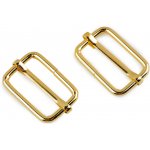 Prima-obchod Posunovač na popruhy šíře 25 mm, barva 6 žluté zlato – Zboží Dáma