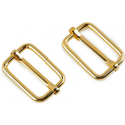 Prima-obchod Posunovač na popruhy šíře 25 mm, barva 6 žluté zlato – Zboží Dáma