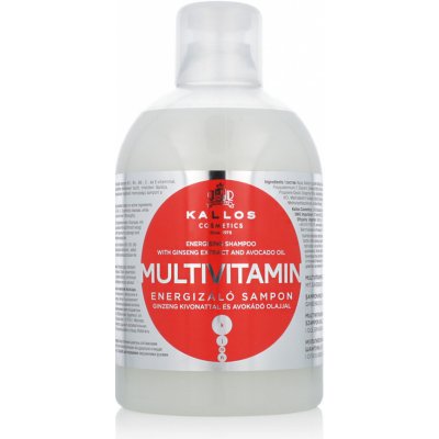 Kallos energizující šampon Multivitamin with Ginseng Extract and Avocado Oil 1000 ml – Zboží Mobilmania