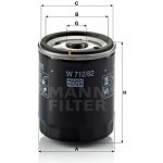 MANN-FILTER Olejový filtr W712/82 – Hledejceny.cz