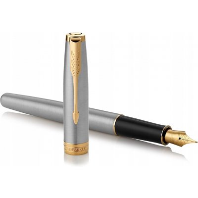Parker 1502/5131504 Royal Sonnet Stainless Steel GT plnicí pero – Zboží Živě