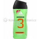 Sprchový gel Adidas 3 Active Start Men sprchový gel 400 ml