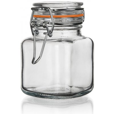 Banquet Dóza hermetická skl. s patentním uzávěrem LINA 100 ml 5 x 5 cm – Zboží Dáma