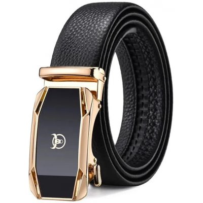 Bullcaptain pánský kožený opasek automat Bekoman Zlatý – Zboží Dáma