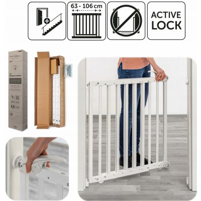 Reer Konstrukční sada mřížky se svorkami a šrouby bílá 63-106 cm – Zboží Dáma