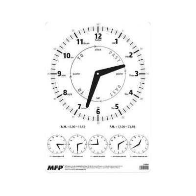 Dětské hodiny MFP - učební pomůcka – Zboží Dáma