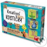 Dino dřevěné kostky Příšerky 12 ks – Zboží Dáma