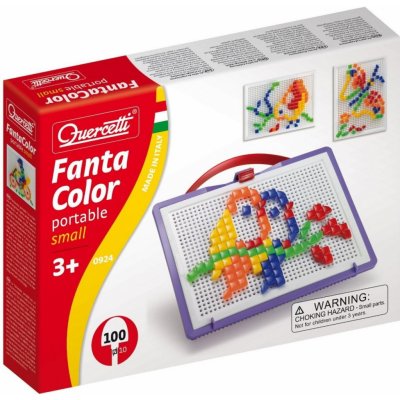 Quercetti FantaColor Portable 100 ks 0924 ptáčci – Zboží Mobilmania