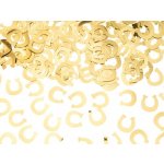 PartyDeco Konfety na stůl podkova 24x25mm zlatá 15g – Zboží Dáma
