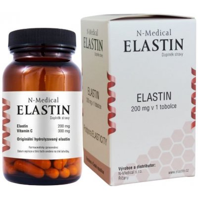 N-Medical Elastin 200 mg zvyšující elasticitu pokožky 30 kapslí – Hledejceny.cz