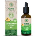 Ekolife Natura Lipozomální Vitamín D3 kapky 60 ml – Hledejceny.cz