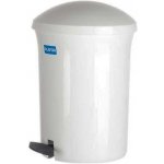 Branq Cotton 10 l ecru plastový odpadkový koš s pedálem – Zboží Dáma