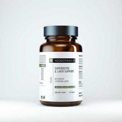 Neobotanics Superdetox & Liver Support 60 kapslí – Hledejceny.cz