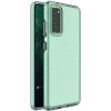 Pouzdro a kryt na mobilní telefon Pouzdro IZMAEL Spring clear TPU Samsung Galaxy A02s zelené