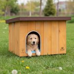 Ferplast Baita 50 dřevěná bouda pro psy 56 x 46,5 x 41,50 cm – Zboží Dáma