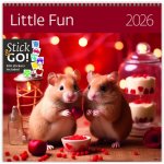 Nástěnný poznámkový Helma Little Fun 2026 – Zboží Dáma