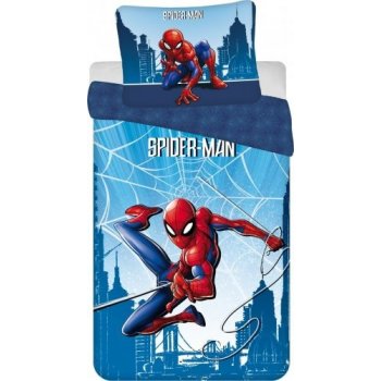 Jerry Fabrics povlečení bavlna Spider-man Blue 04 140x200 70x90