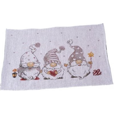 Dakls Vánoční prostírání Skřítci béžová 30x45cm – Sleviste.cz