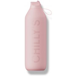 Chilly's Bottles Termoláhev jemná růžová edice Series 2 Flip 1 l