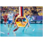 Akrylátová medaile Florbal Zlatá – Zboží Dáma