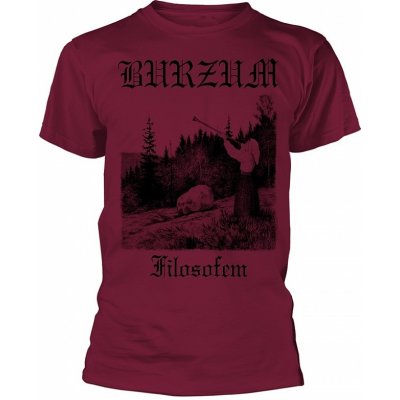 Burzum tričko Filosofem 3 BP Maroon pánské