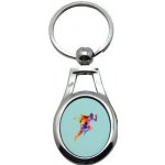 Přívěsek na klíče ovál Běžec – Zboží Mobilmania