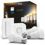 Philips Propojovací zařízení Hue BRIDGE a 3 ks LED žárovek E27 8W 75W White Ambiance 2200-6500K stmívatelné – Zboží Živě