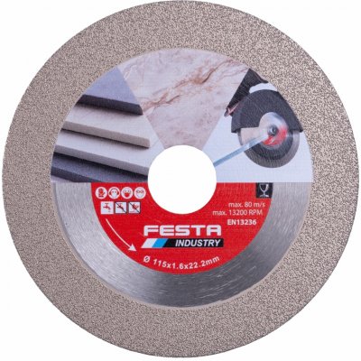 Festa Kotouč diamantový rezný brusný 115 x 22,2 mm 21260 – Sleviste.cz